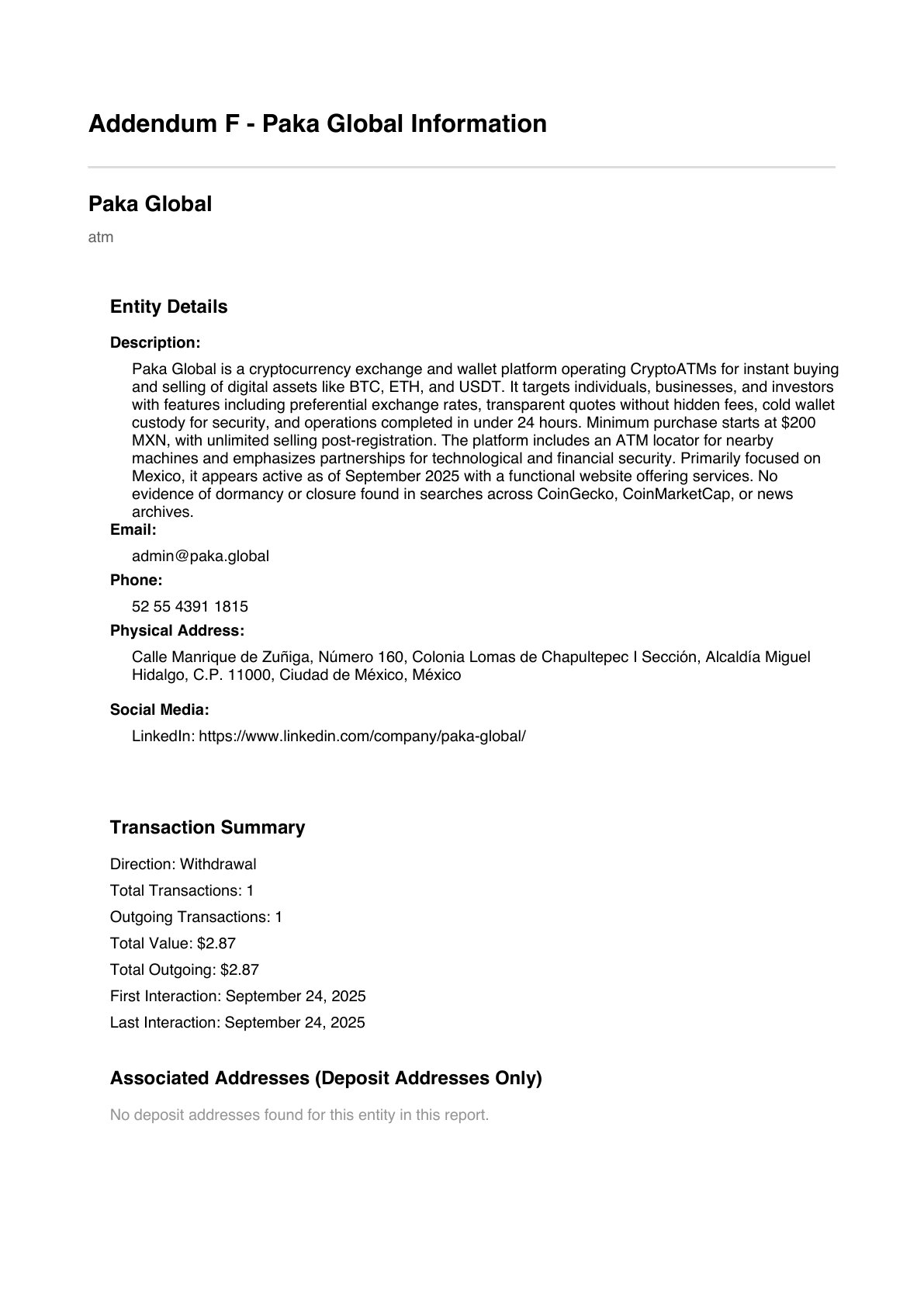 Sample Report Page 20