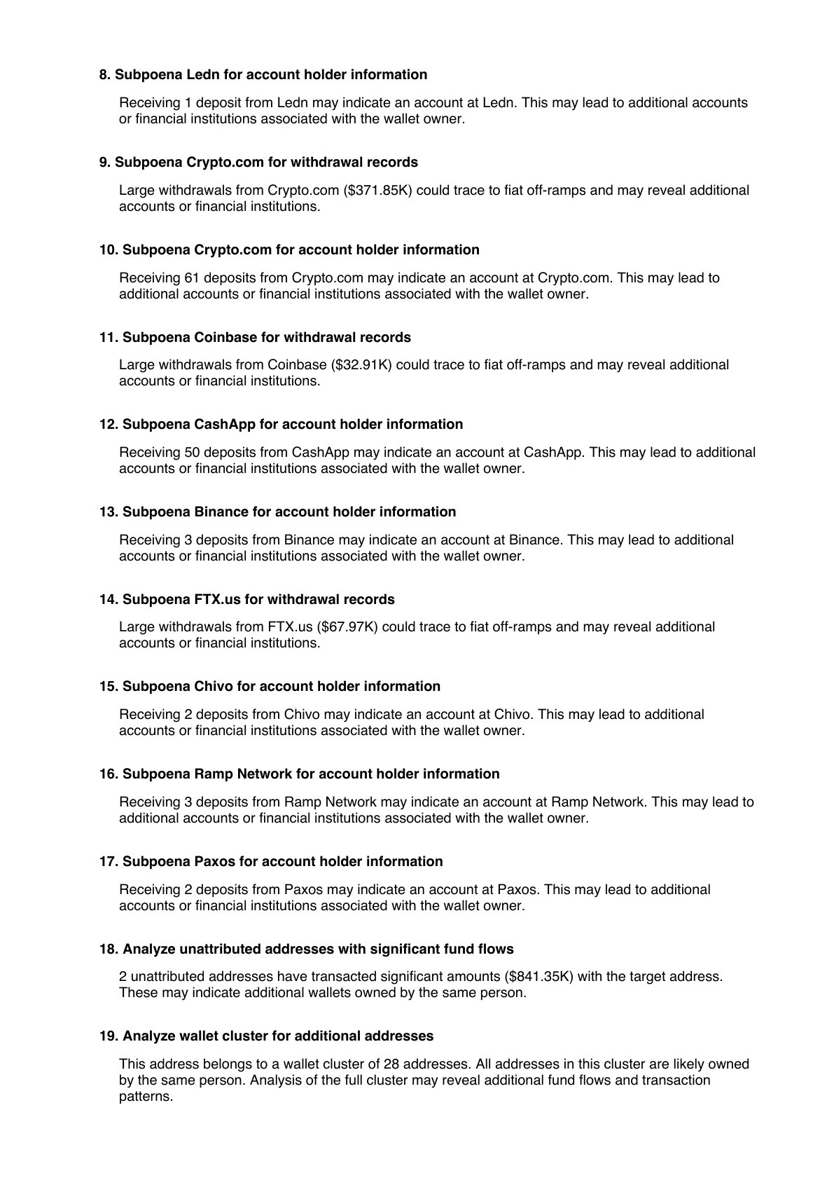 Sample Report Page 6